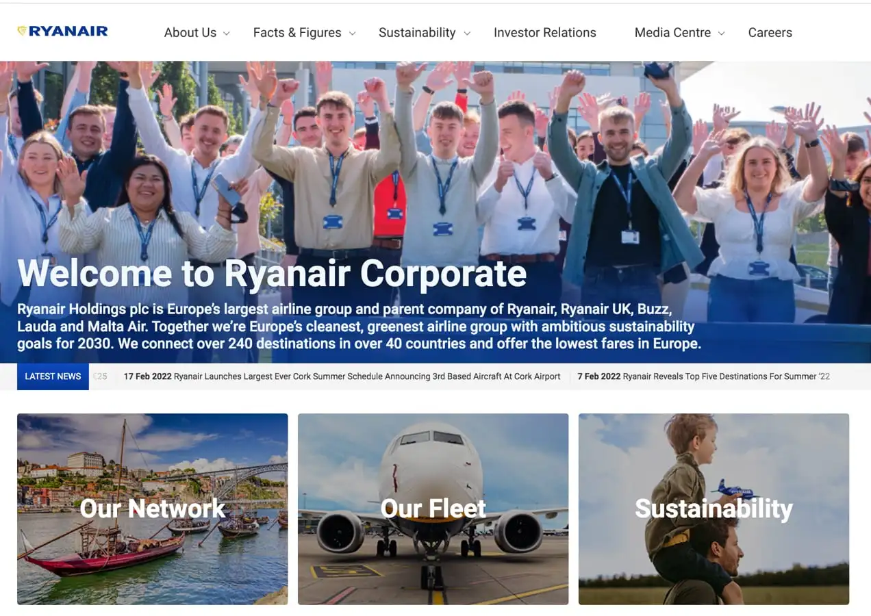 Font profesional Ryanair