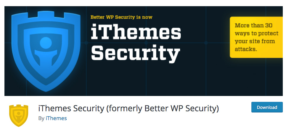 WordPress البرنامج المساعد iThemes Security WordPress Repository