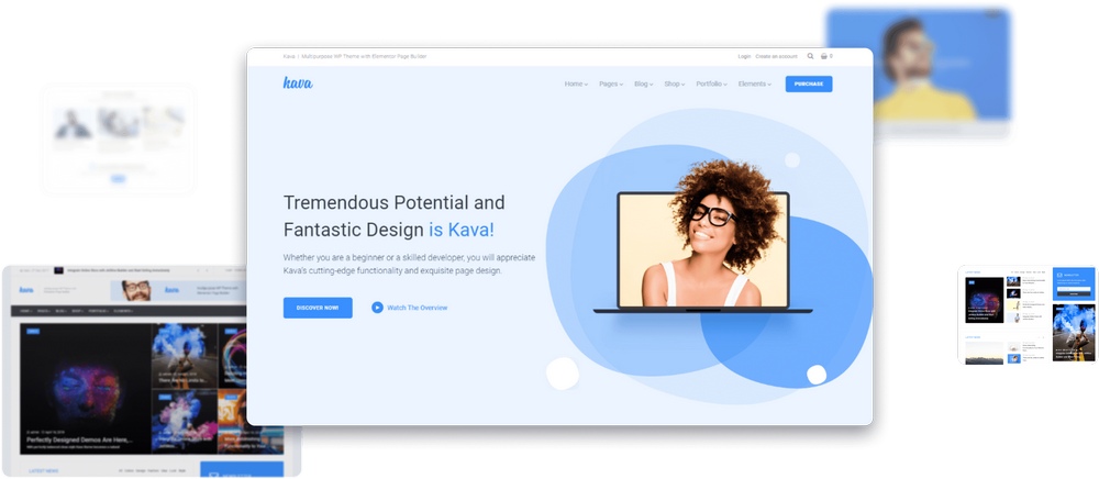 Elementor 的 kava WordPress 主題