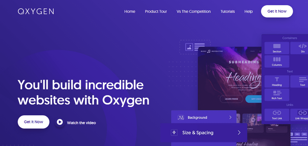 Oxygen Builder-Website