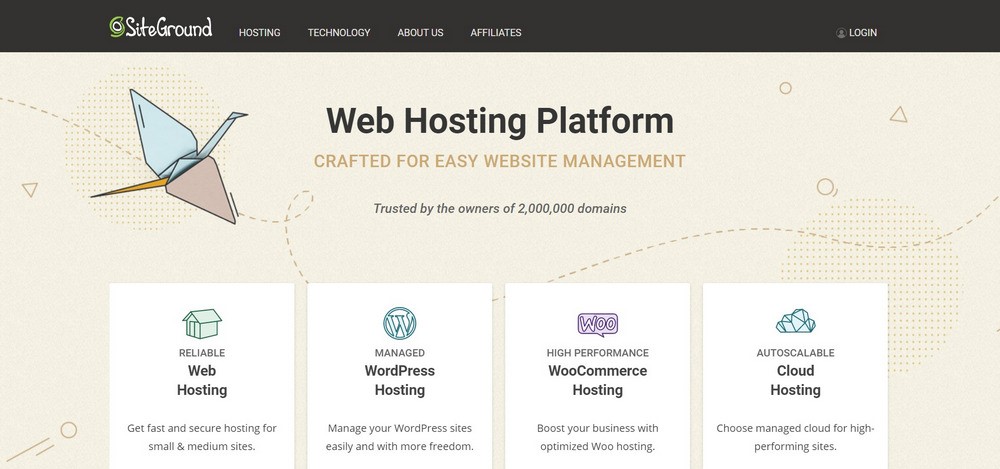 Hosting web SiteGround