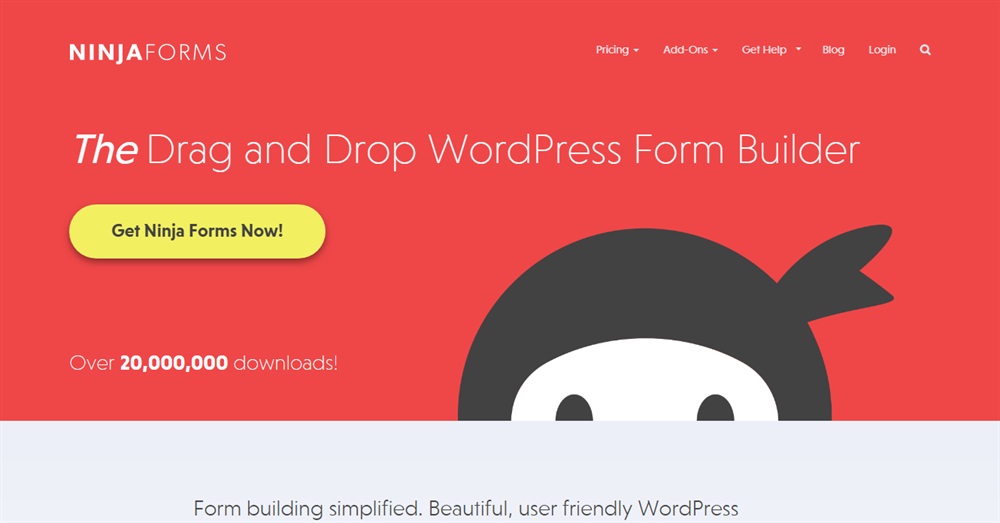 Ninjaforms-Homepage