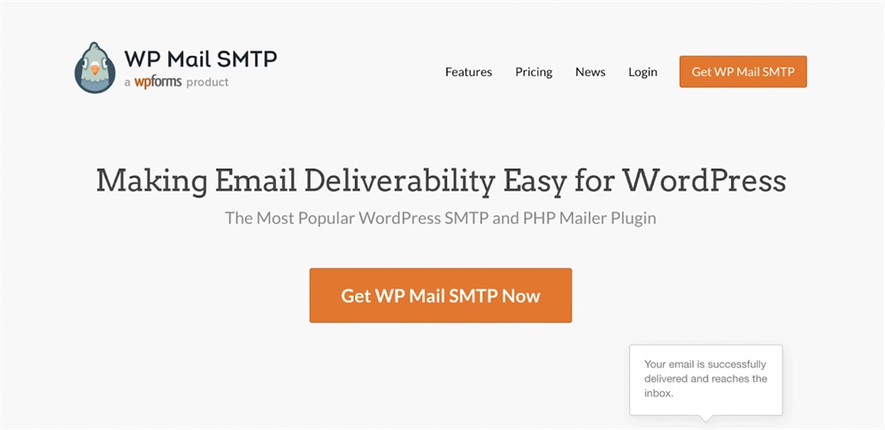 Página de inicio de WP Mail SMTP