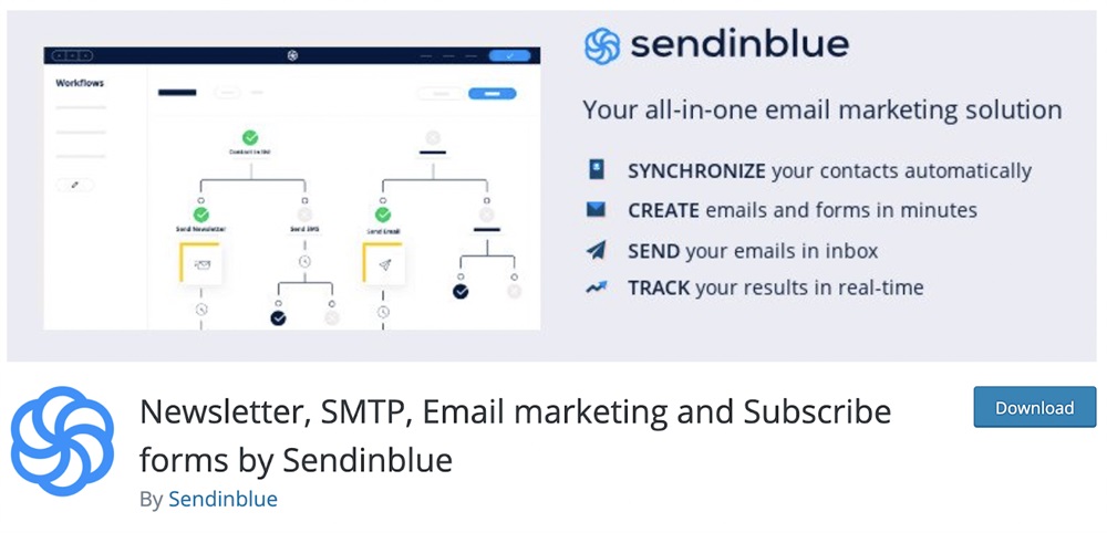 Plugin Sendinblue per WordPress