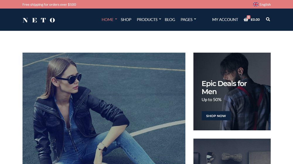 Thème Neto WooCommerce