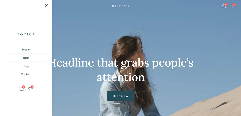 ธีม Botiga สำหรับ WooCommerce