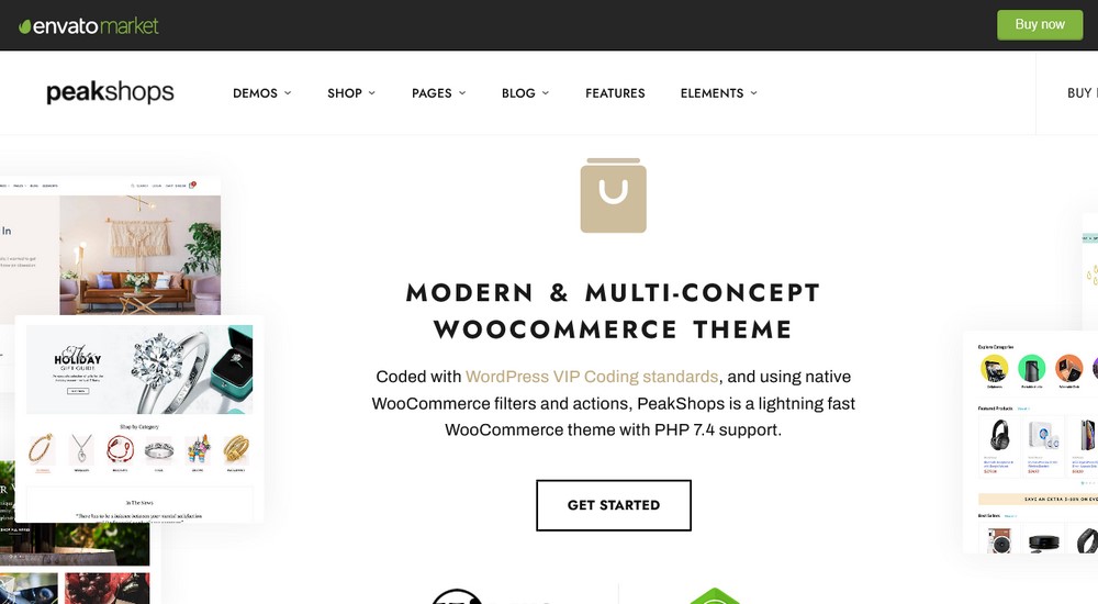 PeakShops WooCommerce Theme