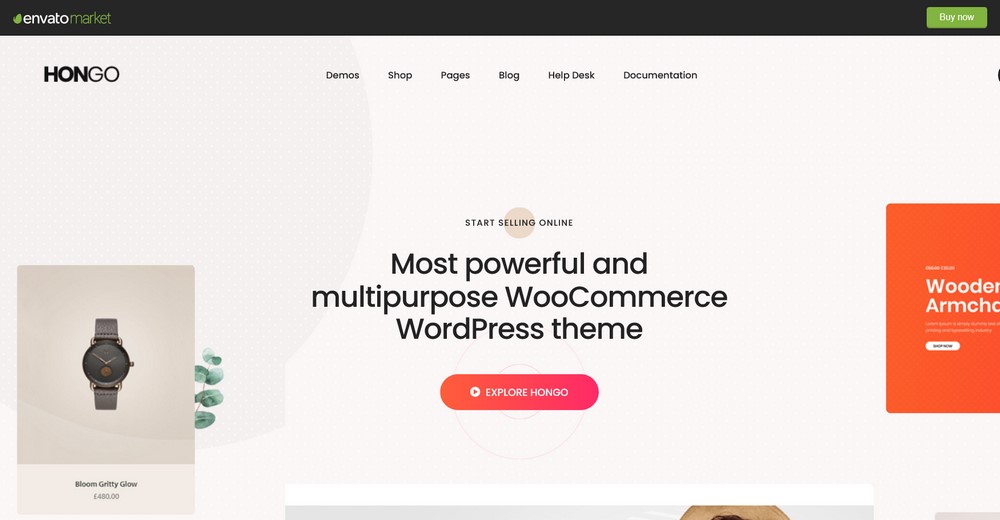 Hongo WordPress Theme