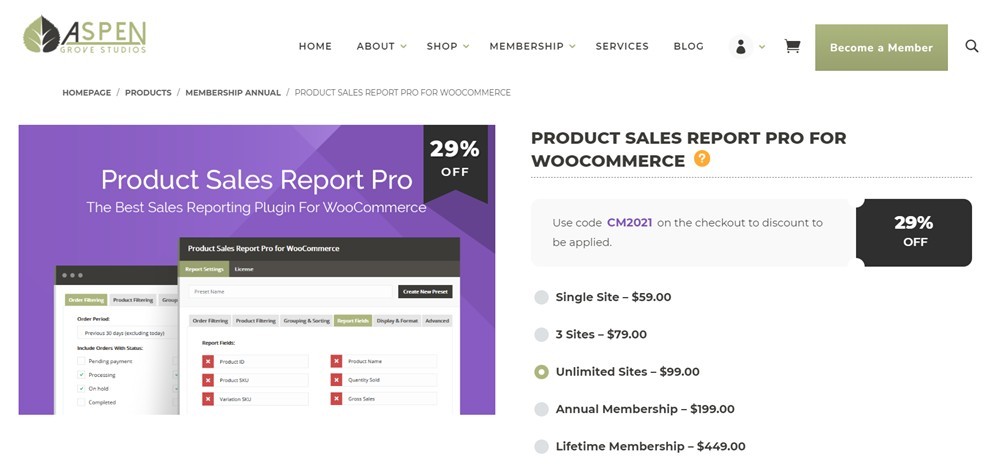 relatório de vendas de produtos para extensão woocommerce