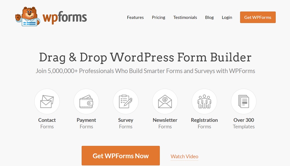 ส่วนขยาย wpforms woocommerce