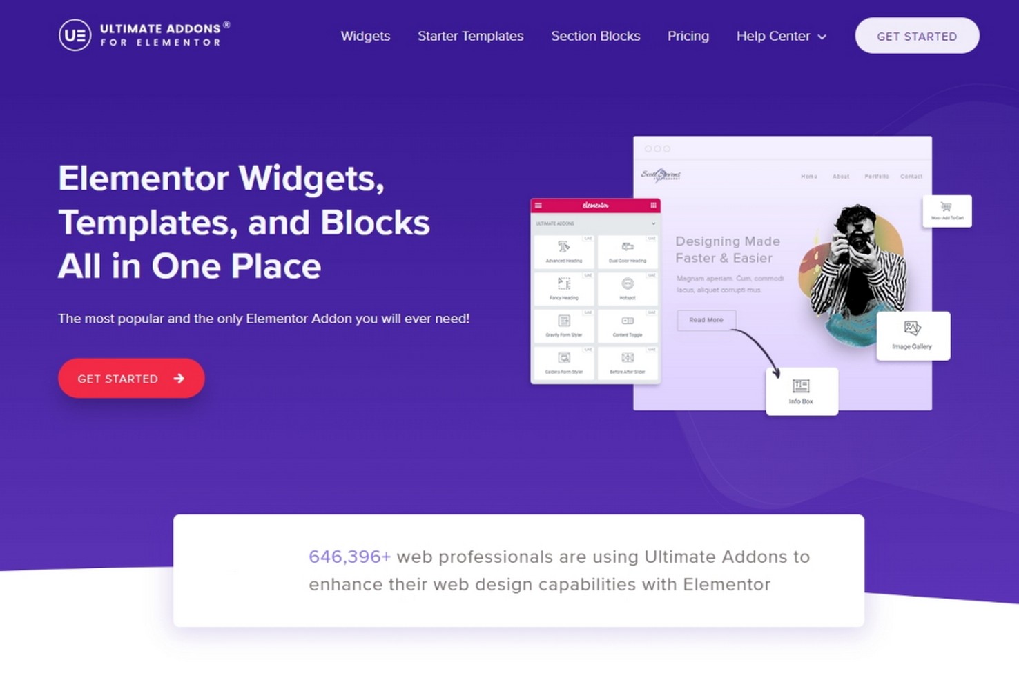 Sito web di Elementor