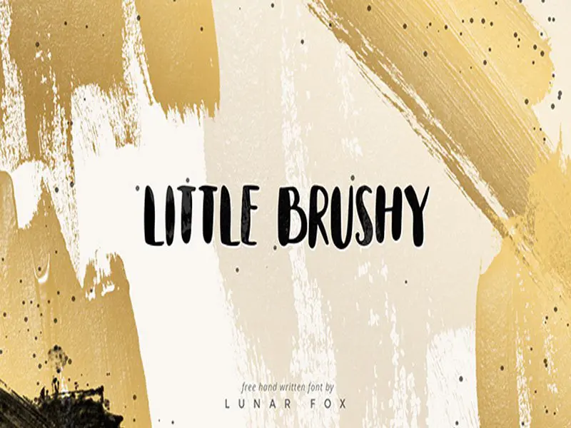 Little Brushy 免费字体