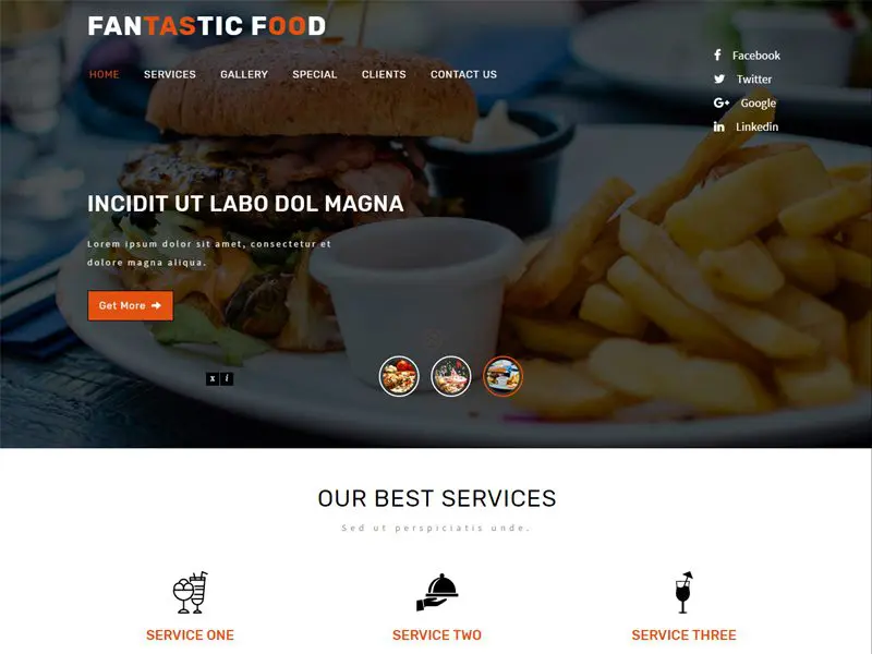 Template Bootstrap Restoran Gratis yang Fantastis