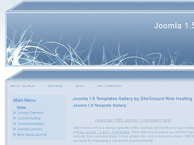 เทมเพลต Joomla ที่ดีที่สุดของ Oceandeep