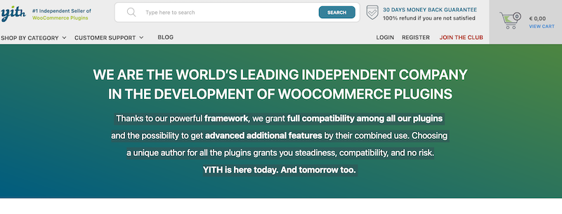 Yith Themes 顶级 WooCommerce 插件