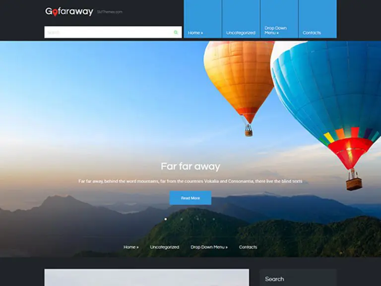 Gofaraway Wordpress 旅游主题