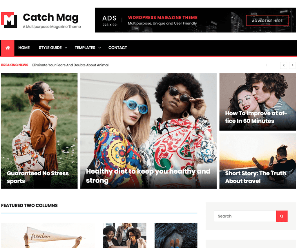 Catch Mag 免费新闻 Wordpress 主题