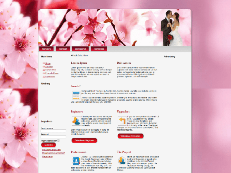 Cms Wedding – Template Joomla Gratis Untuk Pernikahan