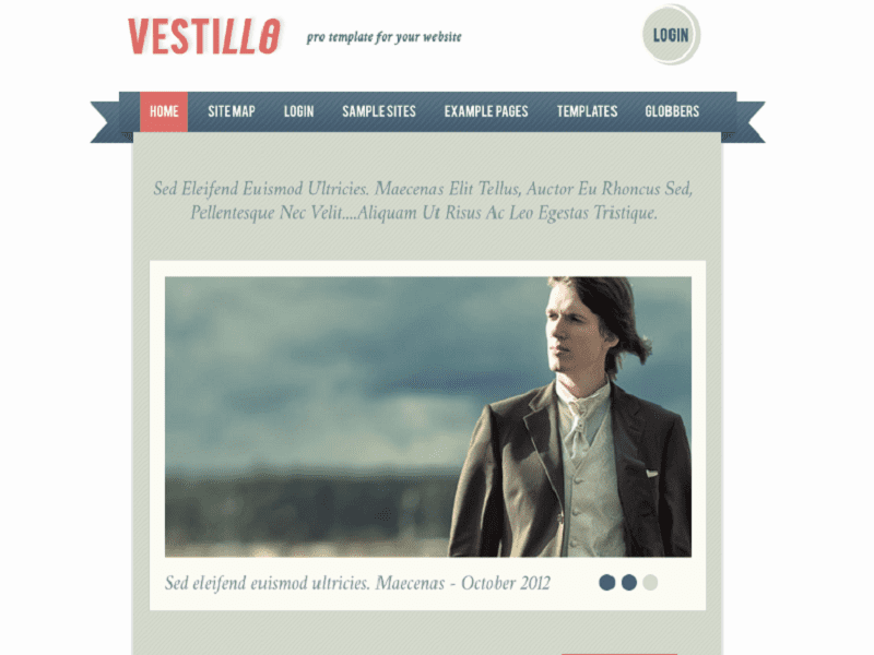 Vestillo – Template Joomla Pernikahan 2.5