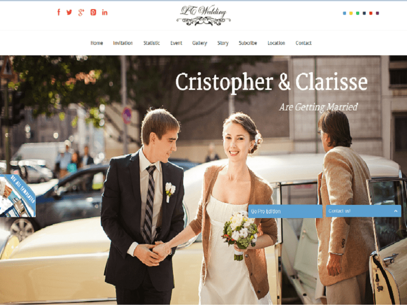 Lt Wedding – Template Joomla Pernikahan Satu Halaman Gratis