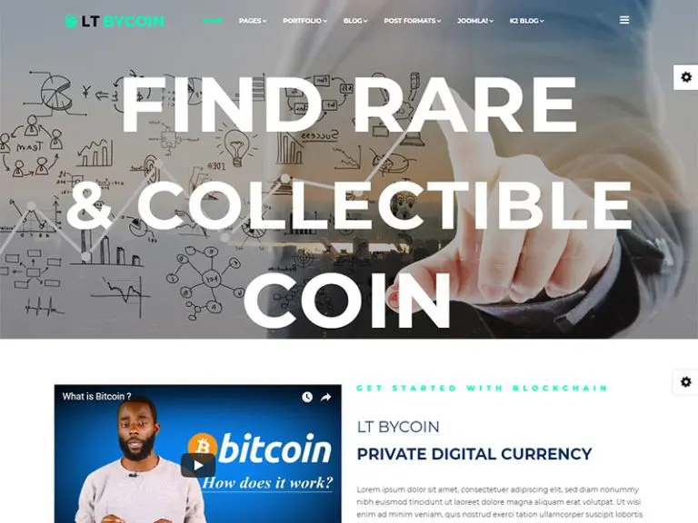 Lt Bycoin Tema Bitcoin Wordpress Responsif Gratis