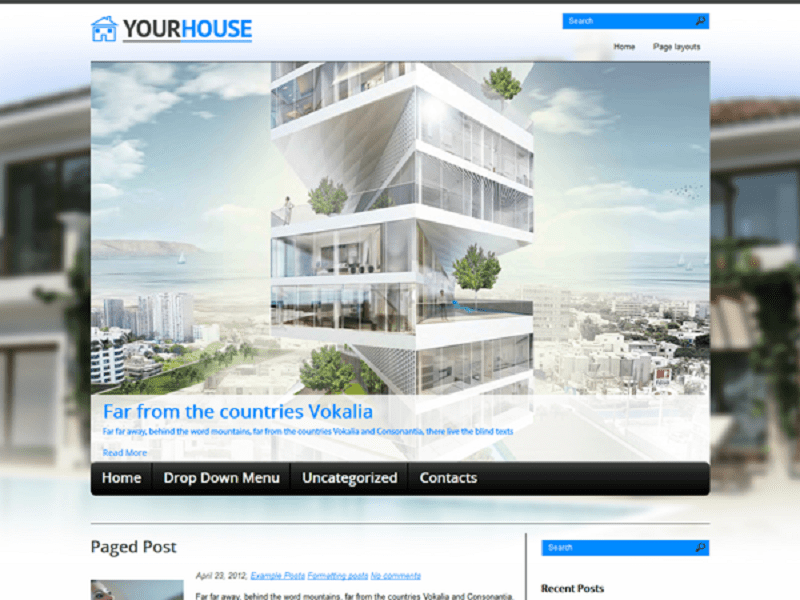 Yourhouse – Tema Wordpress Gratis Untuk Real Estat