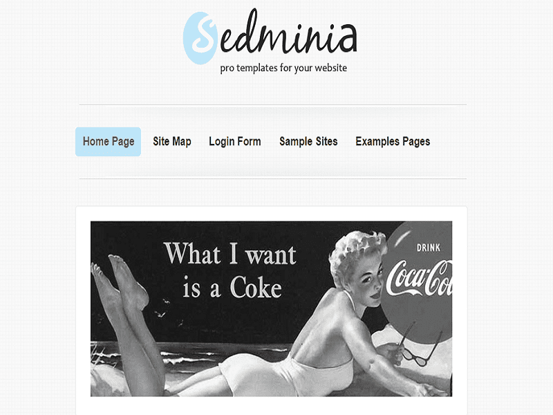 Sedminia – Template Blog Joomla 2.5