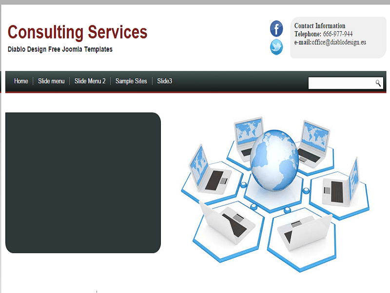 Consulenza – Joomla Template gratuito per il team