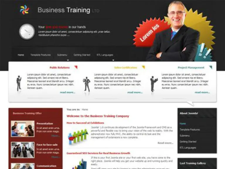 Dj Business006 Template aziendale Joomla gratuito