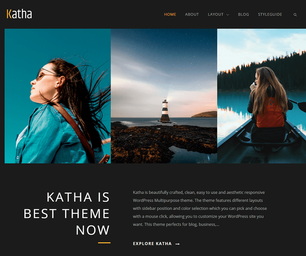 Tema Wordpress Hiburan Gratis Katha