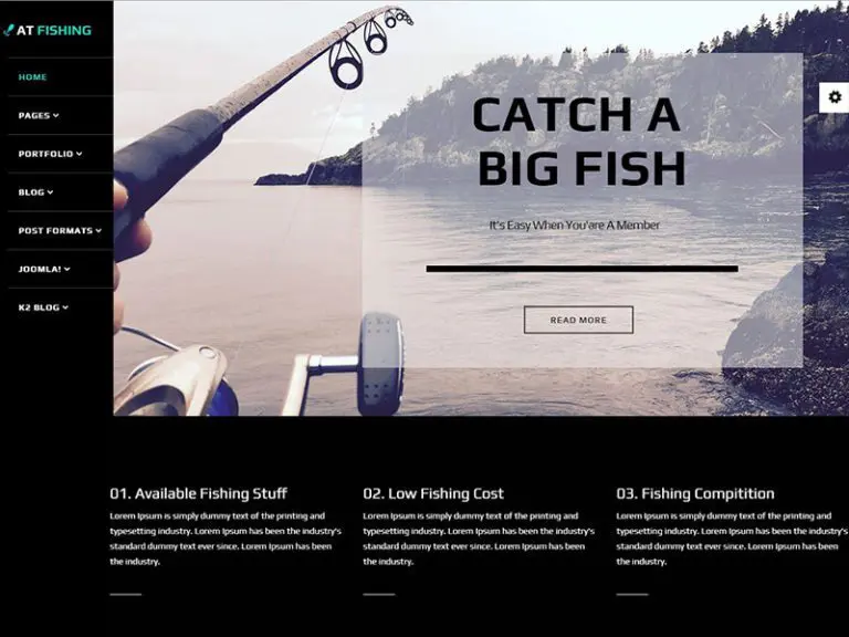 Di Memancing Template Joomla Memancing Responsif Gratis