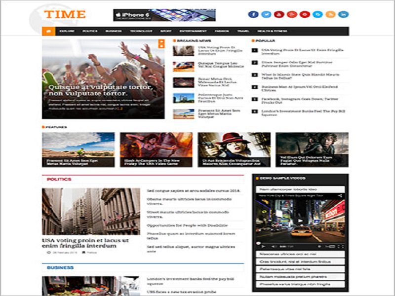 Jsn Time – Template Joomla Gratis Untuk Berita, Majalah