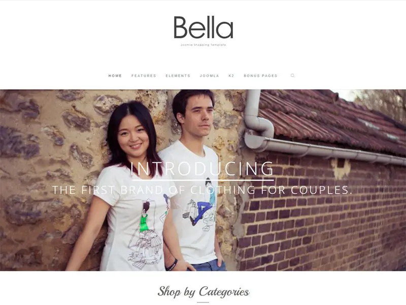 Bella 免費 Joomla 購物模板