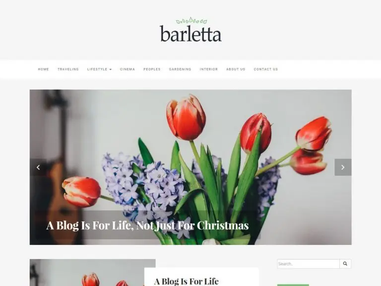 Barletta 免費娛樂 Wordpress 主題