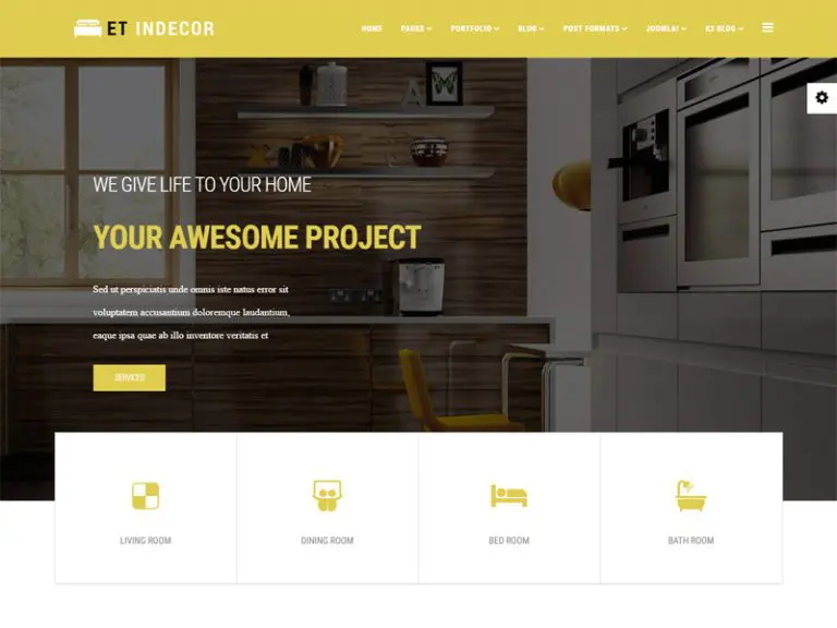 Et Indecor Joomla Interior Template