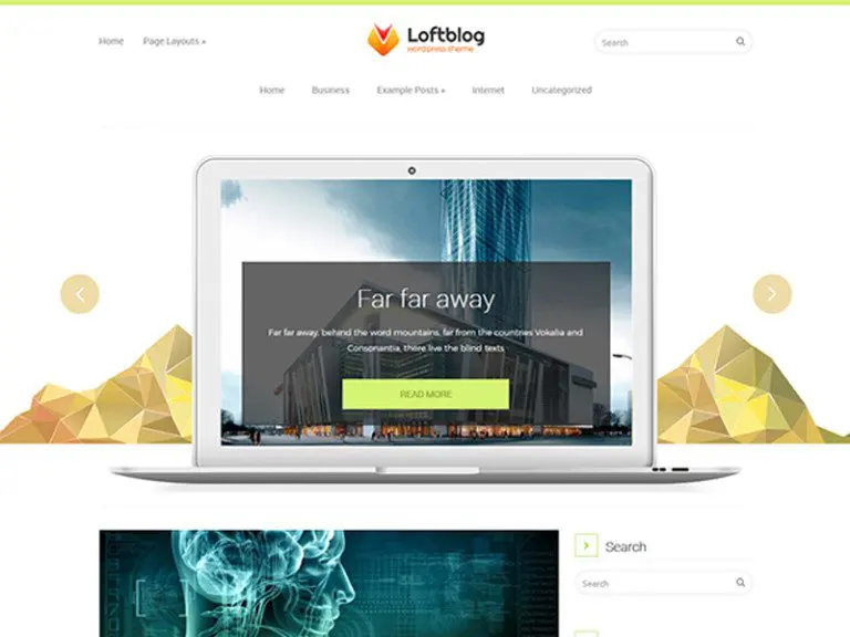 Tema Wordpress Teknologi Loftblog Gratis