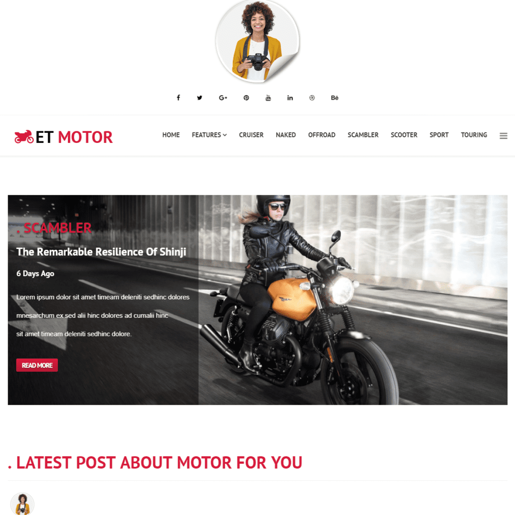 Et Motor 免費 Joomla 雜誌模板