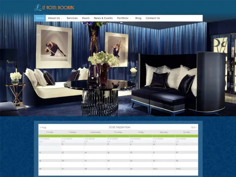 Lt Hotel احجز فندق مجاني مستجيب لموضوع Wordpress