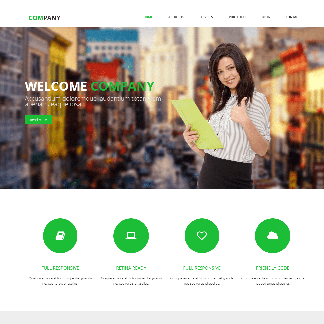 Companie Html Bootstrap Tema