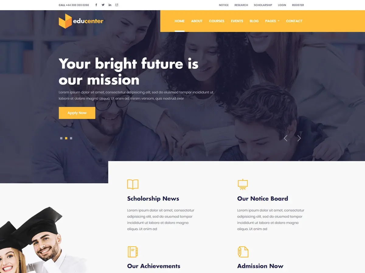 Szablon Bootstrap e-learning