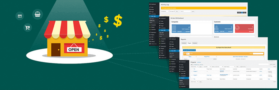 DX 판매 CRM WordPress 플러그인