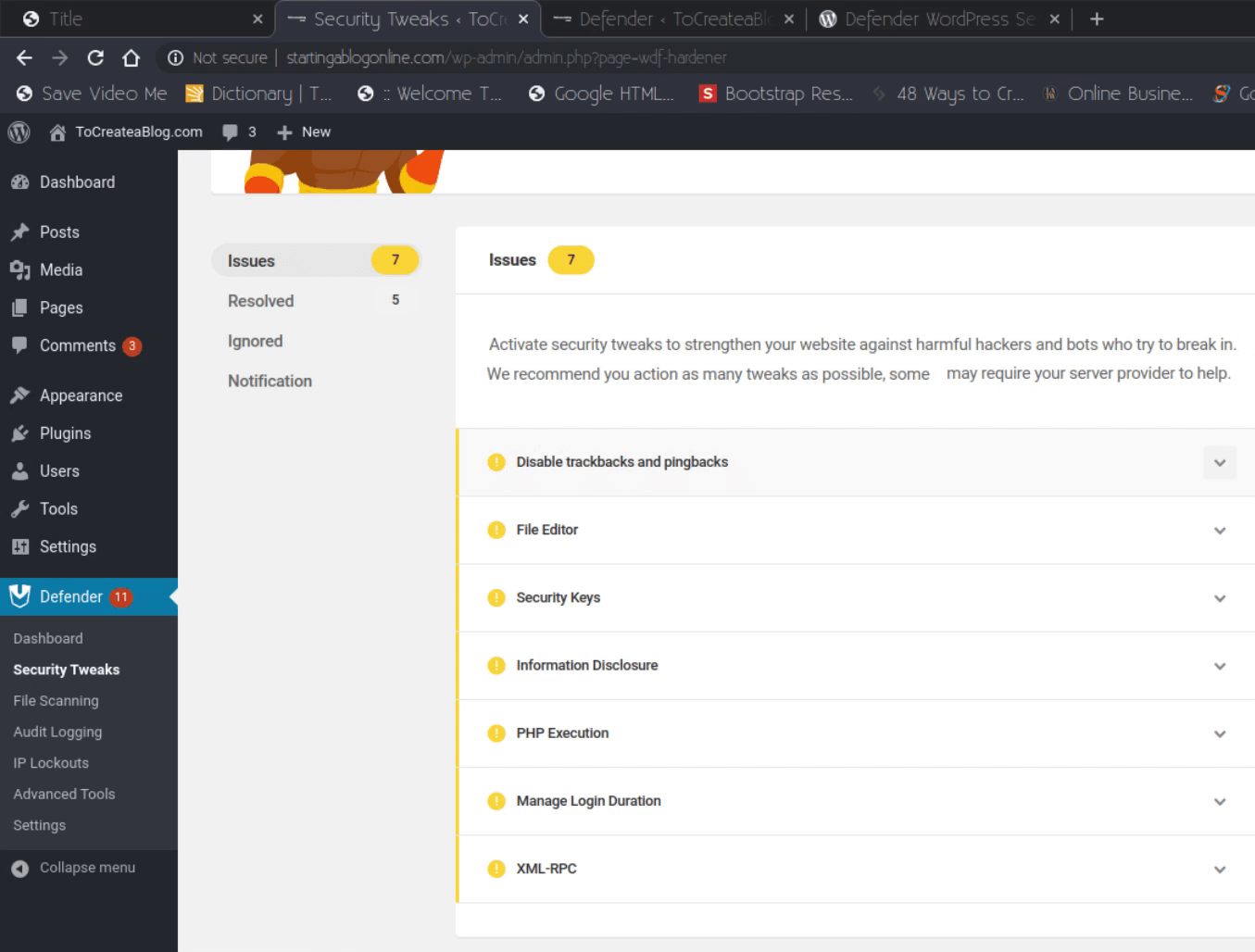 Defender-wordpress-security-tweaks.png