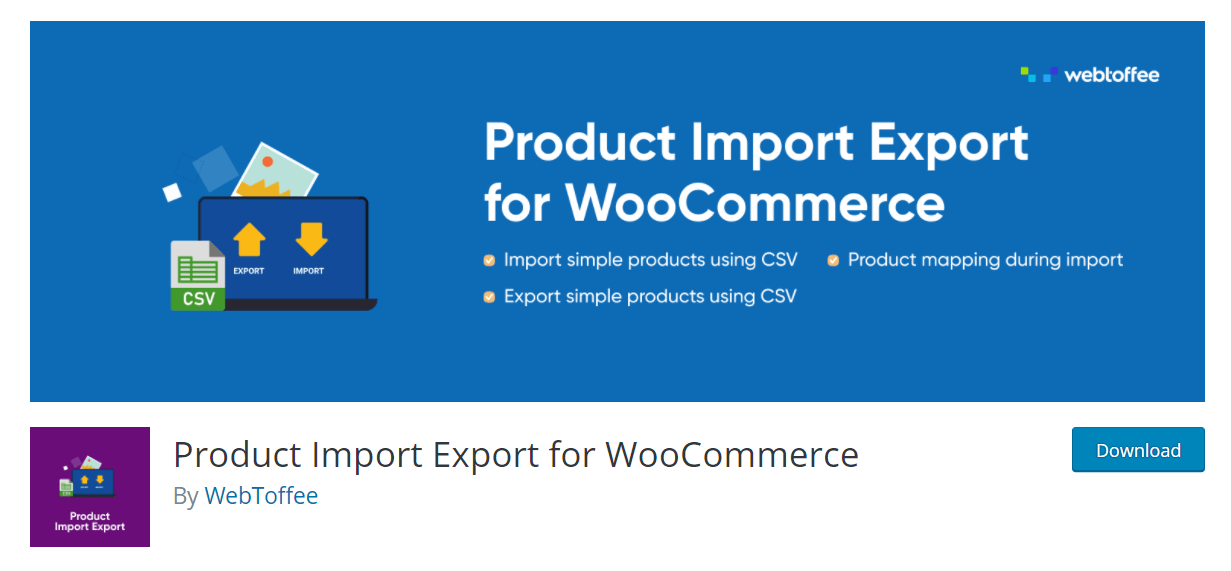 importați produse woocommerce folosind un plugin