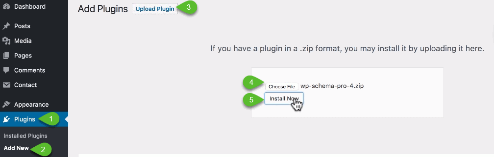 Configuration de Schema Pro