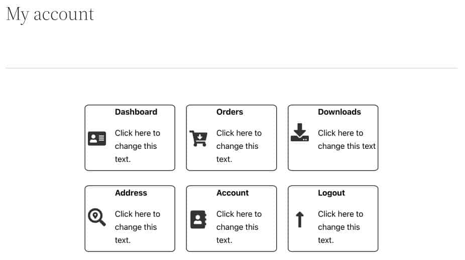 最终定制的 WooCommerce 我的帐户页面