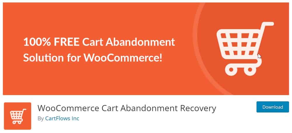 WooCommerce Sepeti Terk Etme Kurtarma ücretsiz eklentisi