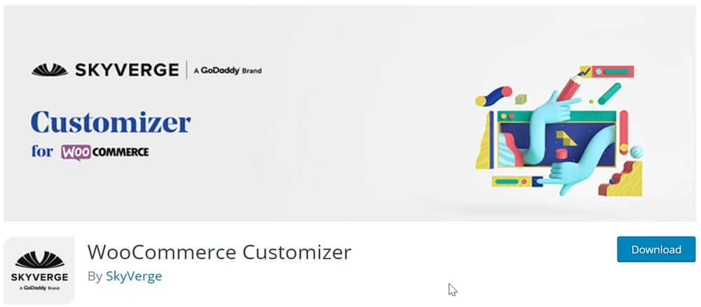 ปลั๊กอิน WooCommerce Customizer ฟรี