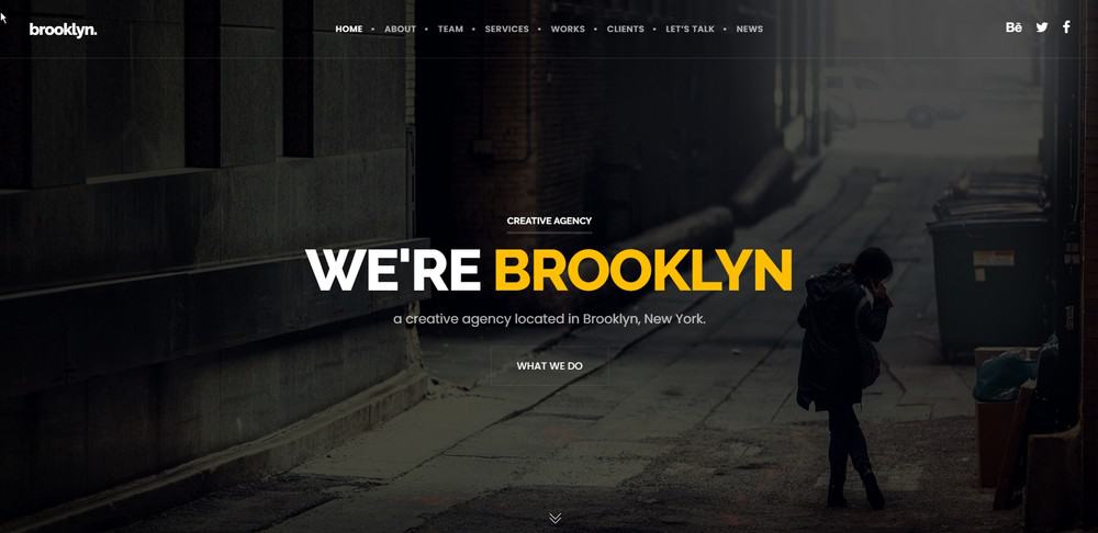 Démo sur le thème de Brooklyn