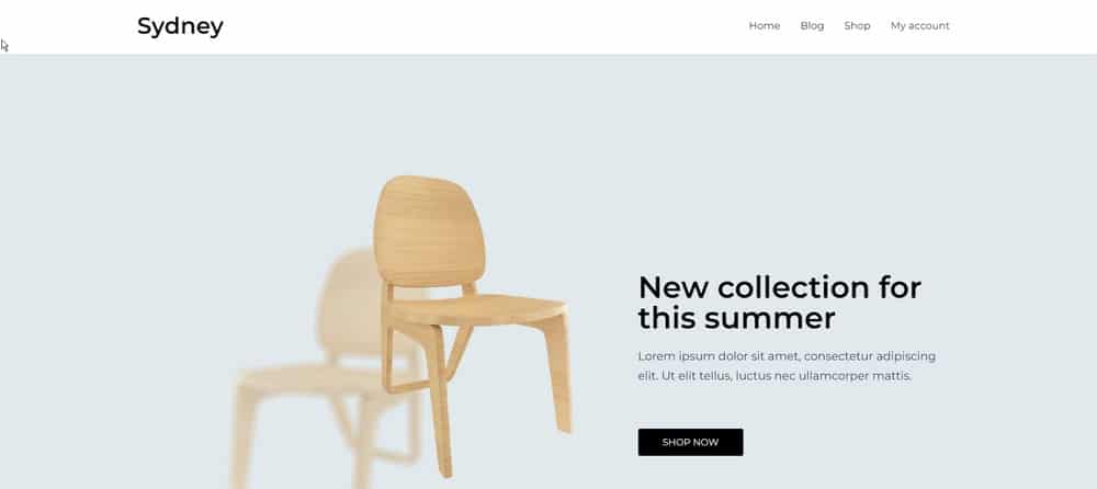 Sydney WordPress-Design-Screenshot