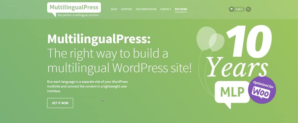 Complemento de WordPress para prensa multilingüe